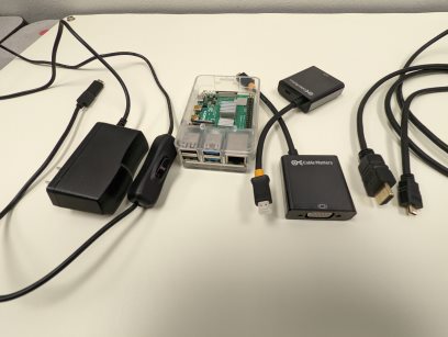 Raspberry Pi with connectors